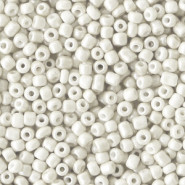 Glass seed beads 11/0 (2mm) White